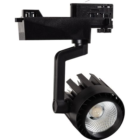 1-Phasenstromschiene LED-Strahler 30W Dora (3000K - 4000K - 5000K) Schwarz (1/4)