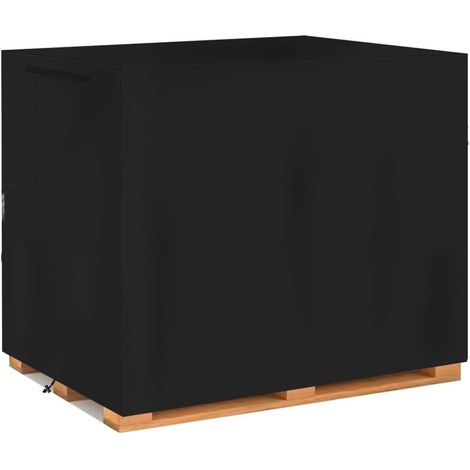 Housse pour caisses grillagées et caisses-palettes Europe, Oxford 600D imperméable 128 85 50CM Noire (1/5)