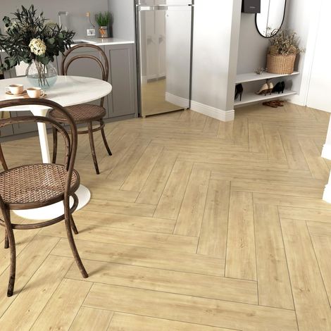 Sol Pvc Bois Beige Jaune 24 Pièces 90cm X 15cm Dalle PVC Adhesive Sol Lavable Lino Cuisine Salle De Bain Carrelage Moderne Revetement Mural Bois (1/5)
