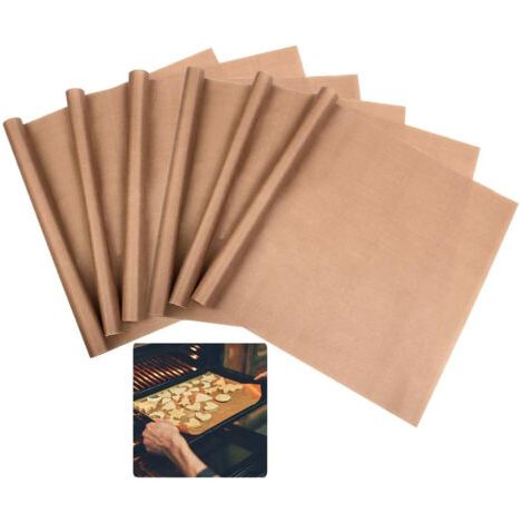 Braunes, antihaftbeschichtetes, hitzebeständiges Ölpapier für Küchenöfen und Konditoreien (Mattkaffeefarbe [40 60 cm]).