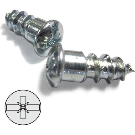 tornillo cazoleta d6,2-12 cab.9 zincado con punta (largo total 18,5mm.)