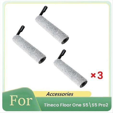 Lot de 3 brosses rotatives de rechange pour aspirateur eau et poussière Tineco Floor One S5/S5 Pro2 (1/5)