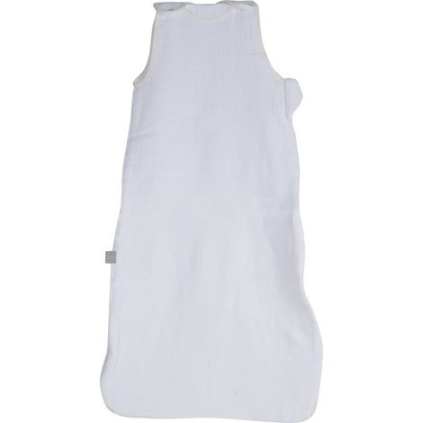 Gigoteuse en gaze de coton 50 x 90 cm blanc