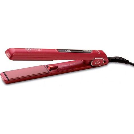 GA.MA Starlight Tourmaline IHT Infrared Heat Fer à lisser À chaleur Rouge