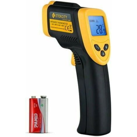 Pistolet de température de thermomètre infrarouge numérique de thermomètre laser 1080 (50 ℃ 550 ℃) (1/5)