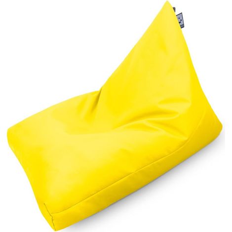Puff Pirámide Polipiel Indoor Amarillo HAPPERS XL