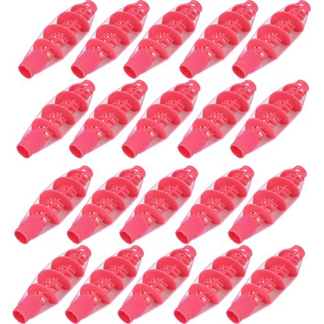 Lot de 20 bigoudis spiralés réutilisables pour la coiffure et le coiffage des cheveux des filles (1/5)