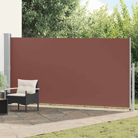 vidaXL Toldo lateral retráctil 160x500 cm marrón (1/5)