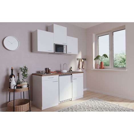 Cuisine Mini-cuisine Single Kitchenette Blanc Luis 150 cm Respekta