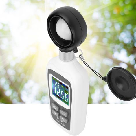 Tragbares digitales Belichtungsmessgerät (0–20000 Lux) mit hochpräzisem Messgerät, Fotometer, Luxmeter und Thermometer (1/5)