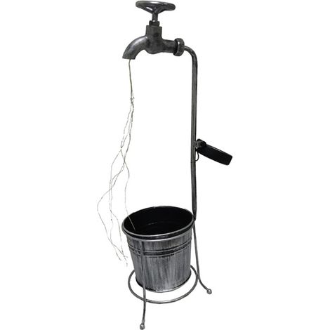 Arrosoir solaire féerique avec guirlande lumineuse LED, robinet et lampe pour jardinière-AquaForge (1/5)