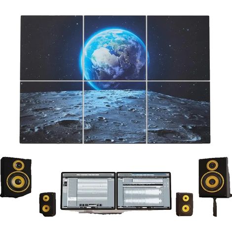 Panneau Acoustique, Auto-adhésif, Mousse d'Isolation Phonique, vert armée (1/2)