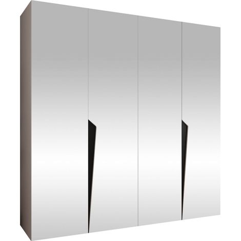 Armario Hartford 615, Cachemira, 202x200x52cm, Puertas de armario: Con bisagras, Número de estantes: 0 (1/5)