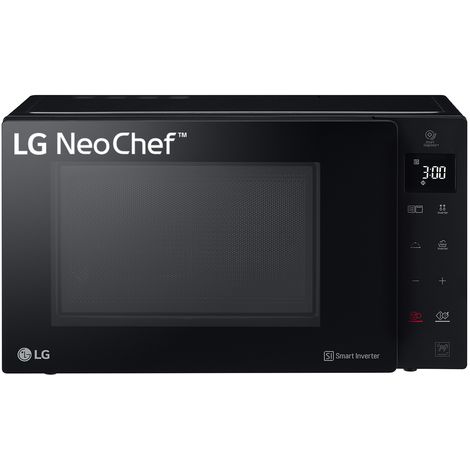 LG MH7235GPS - Microondas con Grill 2 en 1, 32L, Smart Inverter 1200 W, Panel Táctil y Giratorio, Cocina Rápida y Uniforme, Display LED, Easy Clan, Ahorro Energético, Negro