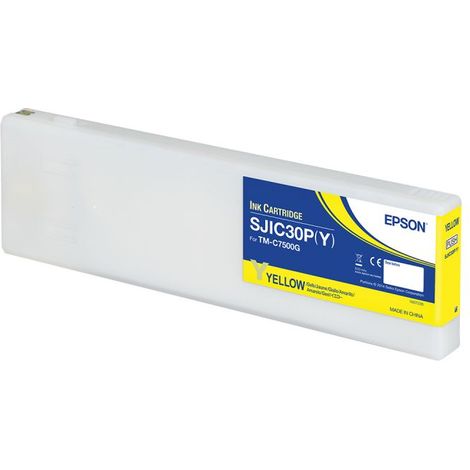 Cartuccia d'inchiostro originale Epson SJIC30P(Y) Giallo per stampante ColorWorks C7500G (1/3)