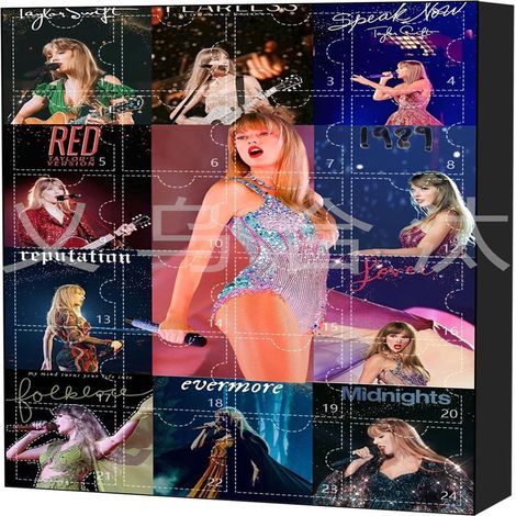 Nouveau calendrier de l'Avent Taylor Swift avec 24 poupées et porte-clés - boîte surprise Taylor 3 Taylor 3 Taylor 3Flat【Acrylique】Taylor 3 (1/5)