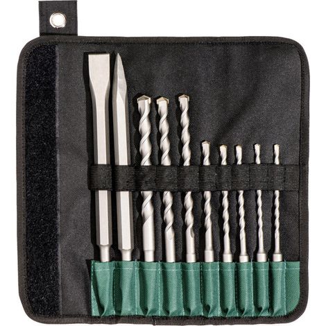 Metabo DS-plus Bohrer-Meisselset SP 10-teilig, Set mit dynamischen meißelförmige