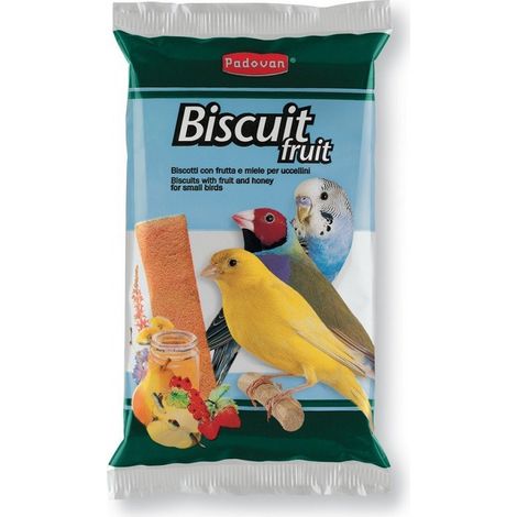 BISCOTTI CLASSICI CON FRUTTA PER UCCELLINI CONFEZIONE DA 30GR