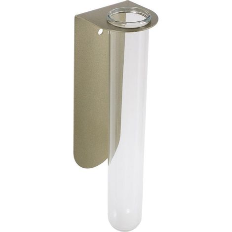 USHOBE transparente Wandvase, kein Bohren erforderlich, Klebemontage und Glasrohr (1/5)
