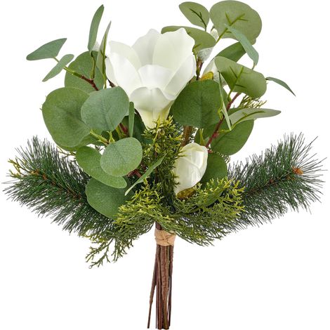Mömax Kunstpflanze Magnolienmix I Weiß/Grün (1/2)