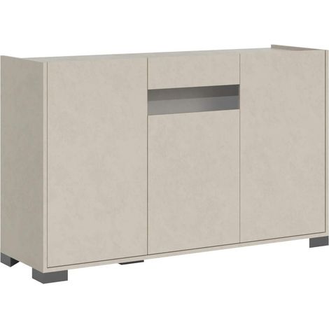 Madia 3 ante 130x40x81 cm Riflesso cashmere