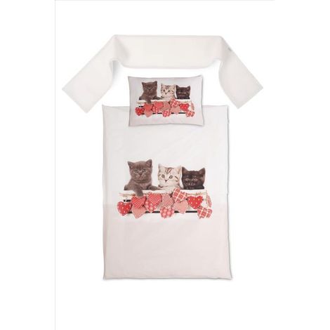 Set biancheria da letto 3 pezzi CONTENTO