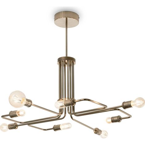 Ideal Lux Triumph - Suspension à 8 bras multiples, laiton antique (1/2)