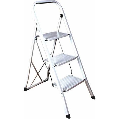 Taburete de acero Thin con peldaños anchos 4 Xtra 00664