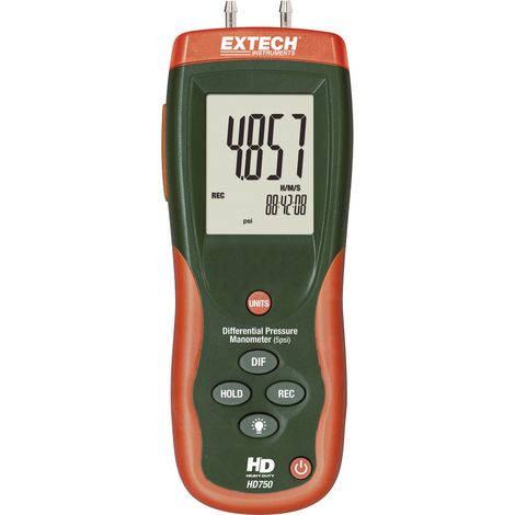 Extech HD750 Druck-Messgerät  Luftdruck 0 - 0.3447 bar