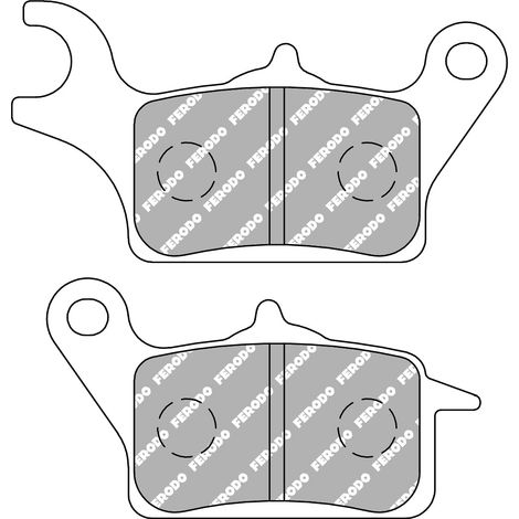 Plaquette de frein Semi-Métal Eco-Friction Route - R90