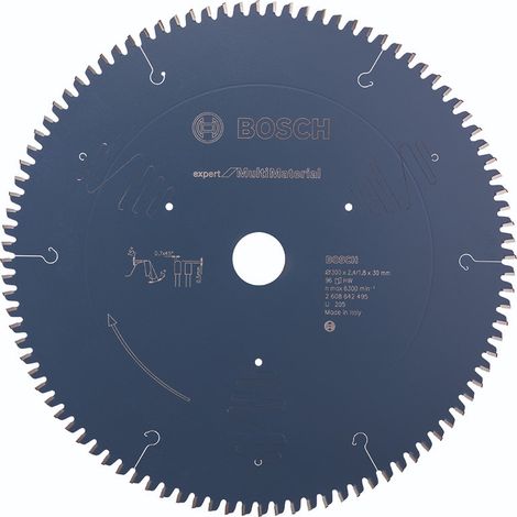 BOSCH DISCO SIERRA EXPERT MULTIMATERIAL: 300 X 30 X 96D NEG