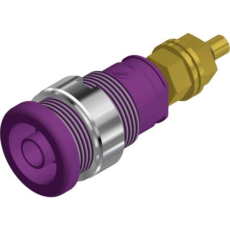 Douille banane de sécurité Ø de la broche: 4 mm Hirschmann Test & Measurement SEB 2600 G M4 97235410 (1/2)