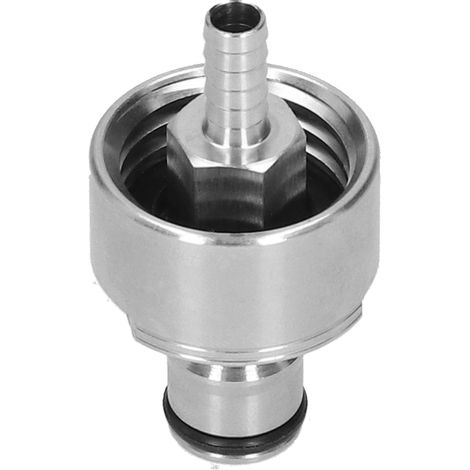 Karbonisierungskappe aus Edelstahl, Kugelverschluss, 5/16-Zoll-Spitze, kompatibel mit flexiblen PET-Flaschen für die Bierherstellung (1/5)