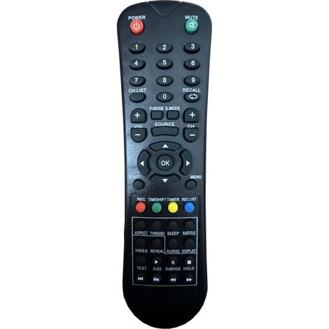 Télécommande pour TV Schaub Lorenz :LD215-FHDVERT LD215-H13FHB LD215-240FDDBU LD215-240FDDWU LD24-K12HDB LD24-M20FHW LD215-905FHDW LD215-905FHW,Préprogrammé (1/5)