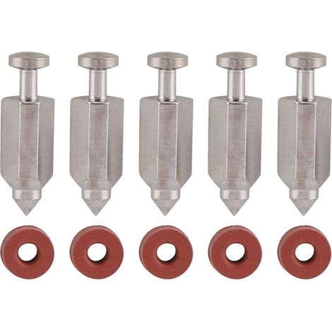 Zoternen Asixx Vergasernadel, 5-TLG Vergasernadel Sitzdichtung Reparatursatz für Briggs & Stratton 398188 Rasenmäher-Zubehörteile Vergasernadel