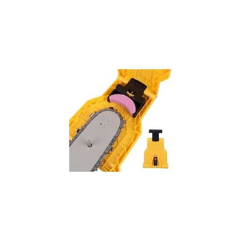 Affuteuse de Chaine Tronconneuse, Universel Affuteur Chaine Tronçonneuse, Aiguiseur Chaine Tronconneuse avec à Aiguiser, Rapide Aiguiseur Chaîne Outil pour Bûcherons (1/4)