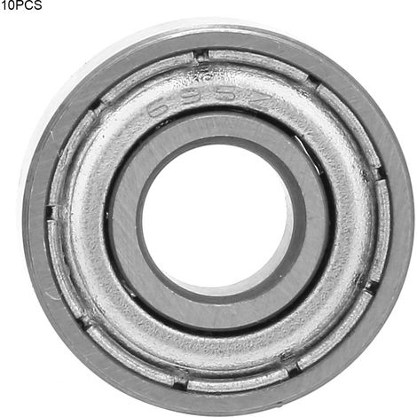 10pcs High Speed Bearing Steel Double sided Seal Deep Groove Single Column Ball Bearing(695-ZZ) (1/5)