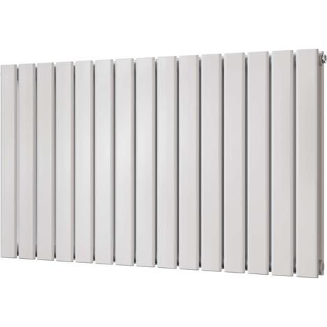 Typhoon - White Horizontal Radiator H600mm x W1020mm Double Panel