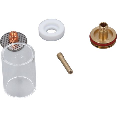 Ensemble 5 Pièces TIG Torche Verre Protection Électrode Pince Connecteur Revêtement PTFE Avant pour WP 17 WP 18 WP 26 (1/5)