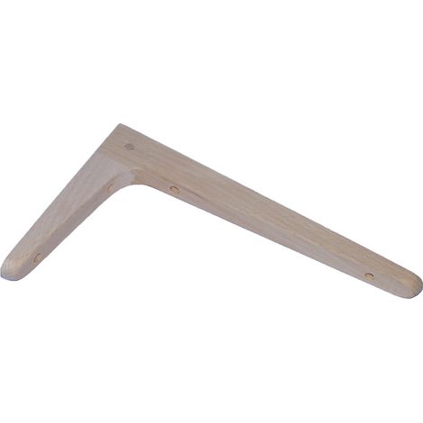 Équerre moderne hêtre brut 200 x 150 mm - MOTTEZ - B920VHE25 (1/5)
