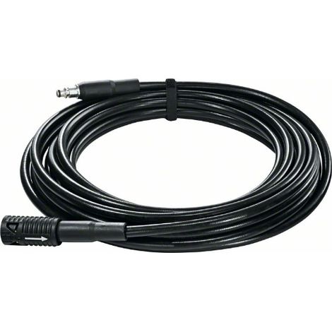 Tuyau haute pression 6 m – Pression max 160 bar – Raccords rapides – Compatible nettoyeurs Bosch EasyAquatak et UniversalAquatak - F016800482