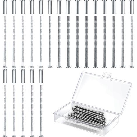 Türgriff-Befestigungsschrauben – M3 – 5,3 x 60 mm – mit 5,3 x 15 mm Distanzstück – für Möbeltüren, Schränke und Schubladen – 20er-Packung (1/5)