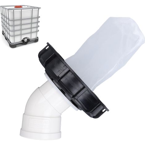 Fassdeckel DN150-165mm mit robustem Kunststofffilter für Lebensmittel-, Chemie-, Pharma- und Industrieanwendungen (45 Grad)