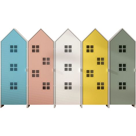 Pack - 4 Armoires Enfant "Casami Bruges" 171cm Multicolore (1/4)