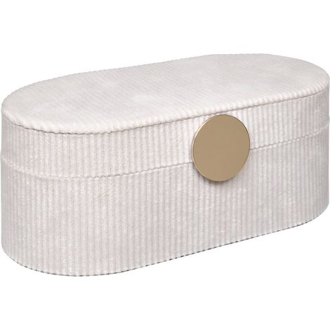 Schmuckschatulle Enya Velours Beige L255cm - Atmosphera créateur d'intérieur (1/5)
