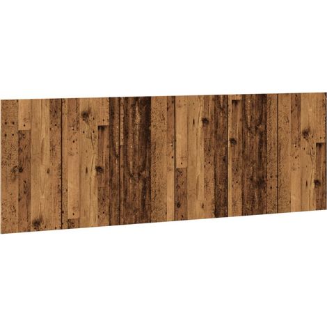 Testiera a Parete Legno Antico 240x1,5x80 cm in Truciolato vidaXL
