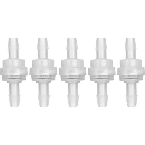 Clapet Anti-retour 6mm Plastique Translucide pour Traitement de Eau (1/5)