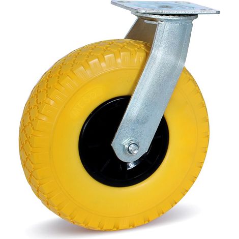 Roue pivotante – MESO – Bande anti-crevaison – Jante plastique – 260 mm – 75 kg
