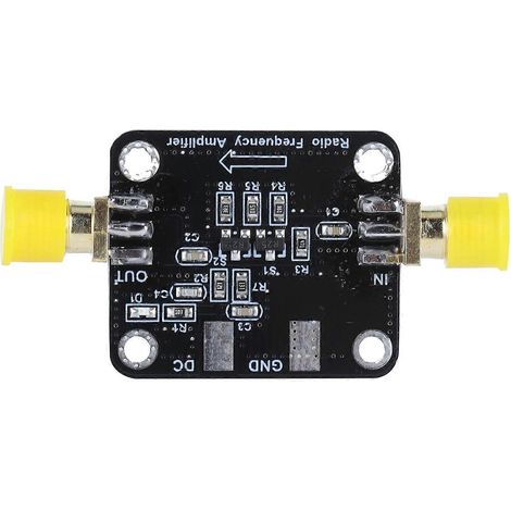 Module amplificateur RF, carte d'amplification de puissance large bande haute fréquence 10 kHz–1 GHz, 10 dBm (1/4)