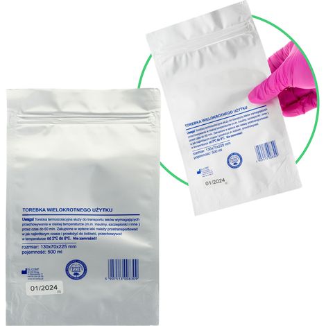Sac isotherme 130 x 70 x 225 (500 ml) (1/3)